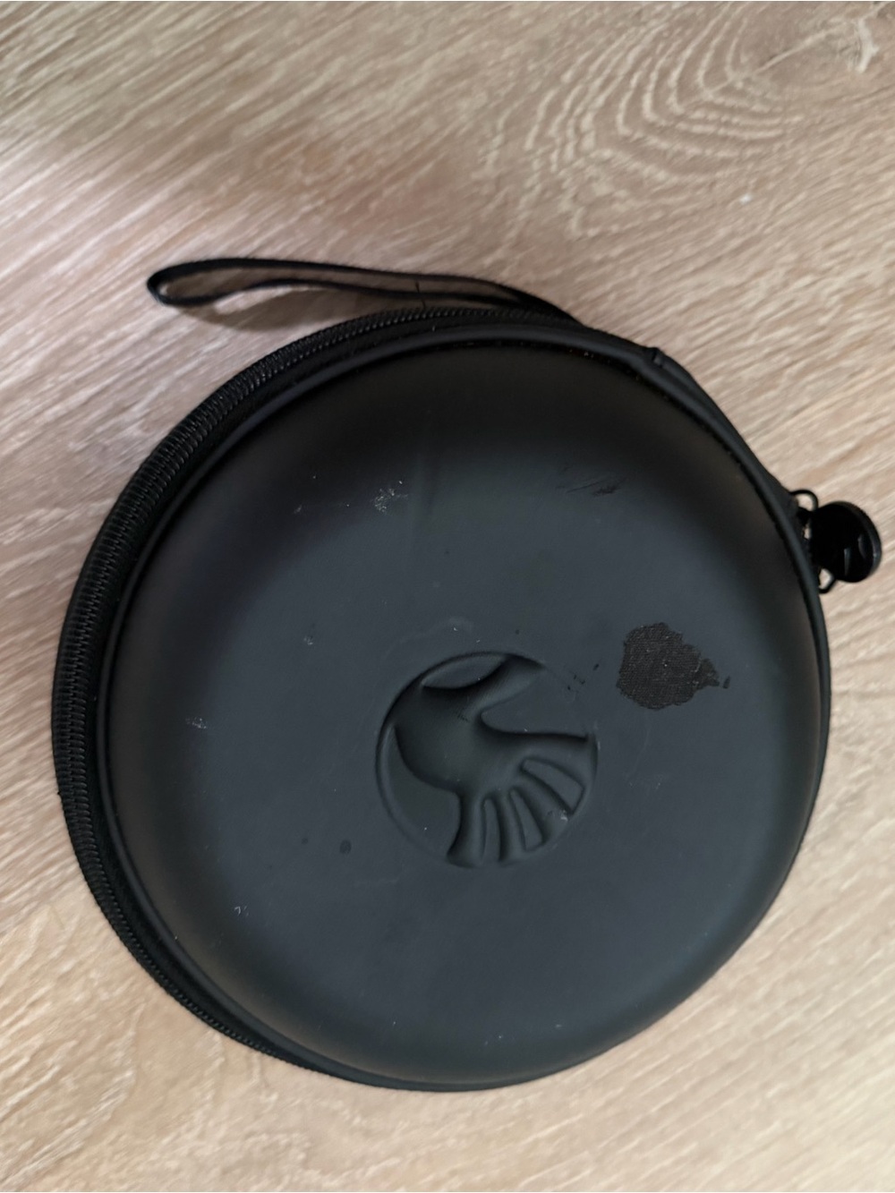 Slappa Round Black Zip Carry Case with Embossed Logo